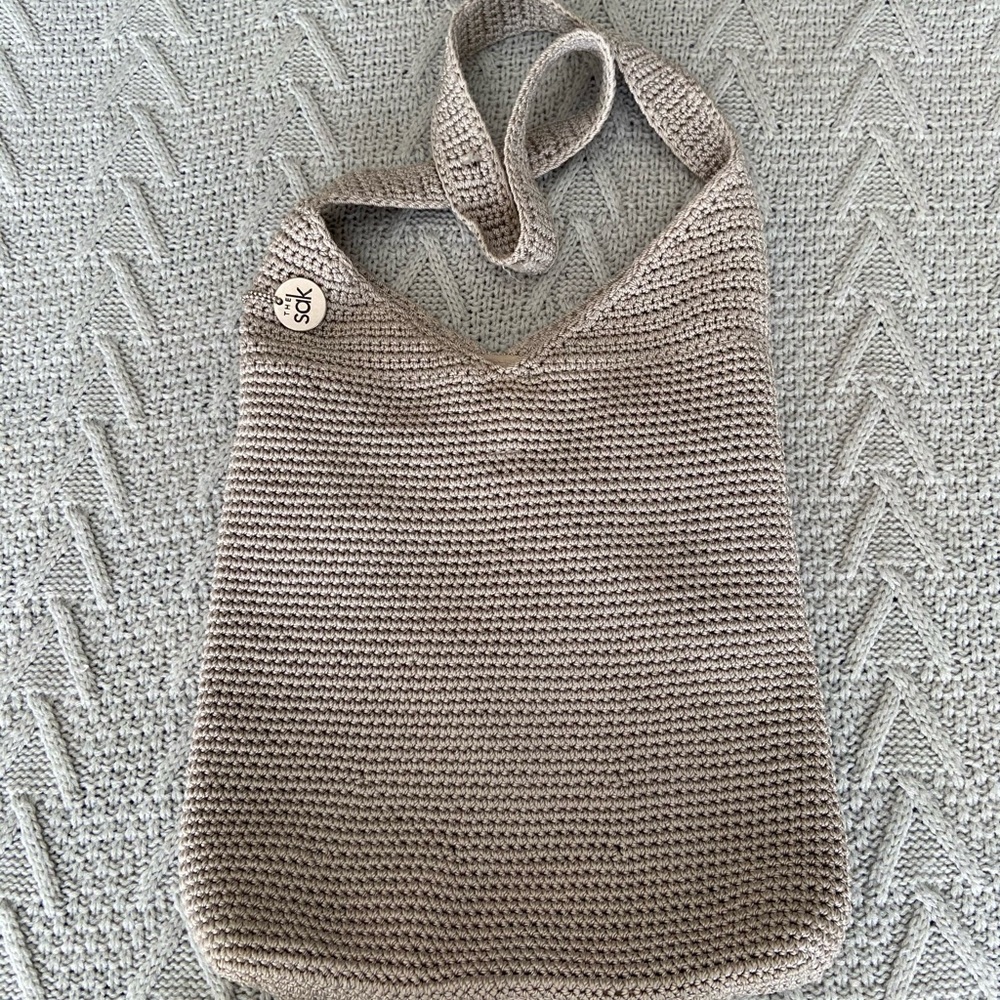 The Sak crochet side bag